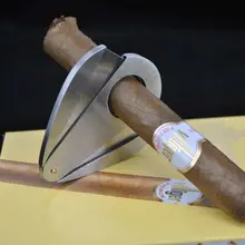 Нож для обрезки сигар из высококачественной нержавеющей стали, классические аксессуары для обрезки сигар с подарочной коробкой, рождественские ножницы, подарок