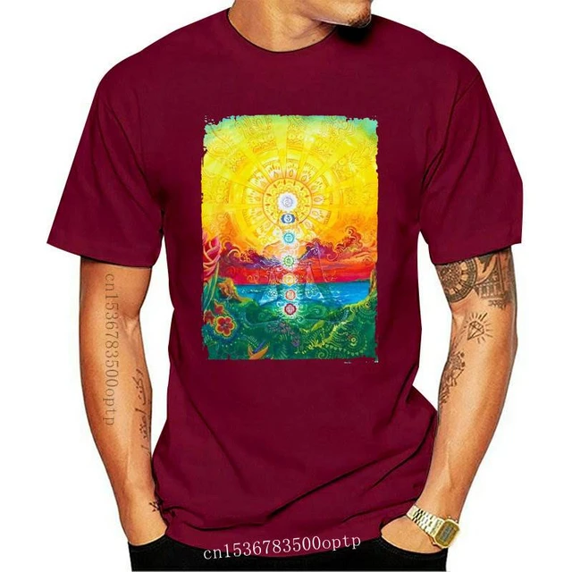 New T Shirt Trippy Lsd Chakra Meditation Yoga Psychedelic Consicious Esoteric - AliExpress