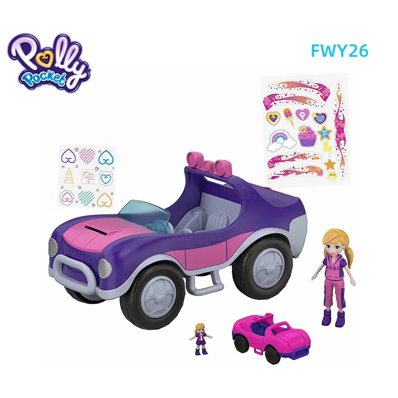 Оригинальная карманная кукла Mattel Polly, скрытый мир, мини-сцена, домашние игрушки для девочек, для детей, Русалочка, детская игрушка, матрешки, куклы - Цвет: FWY26