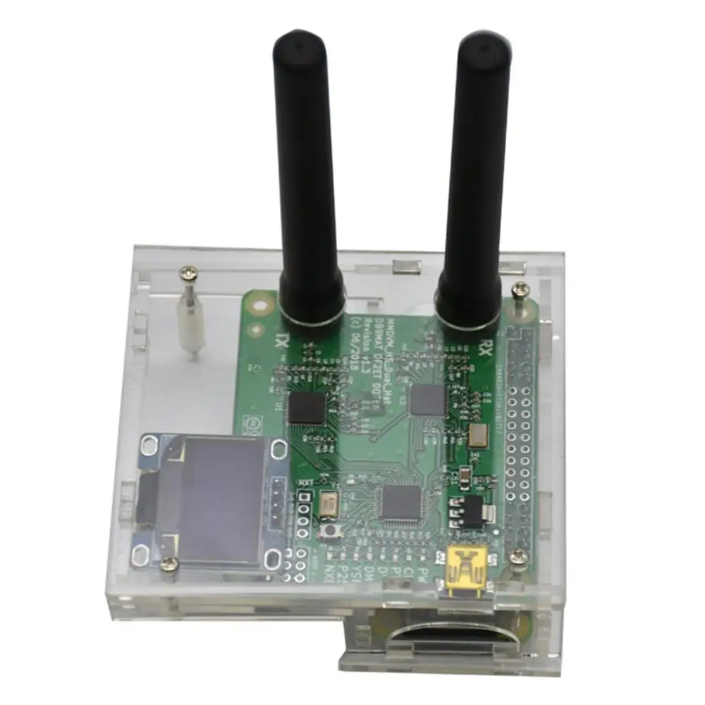 USB связь дуплекс MMDVM точка доступа поддержка P25 DMR ycf с OLED экран 2 шт. чехол антенны для Raspberry Pi