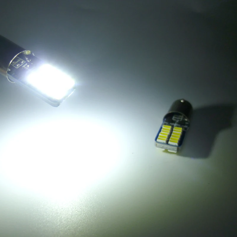 BA9S T4W 2 Вт 3014 SMD светодиодный белый светильник светодиодный авто резервного копирования резервные лампы светодиодный чтения Боковой габаритный фонарь, светильник номерного знака светильник