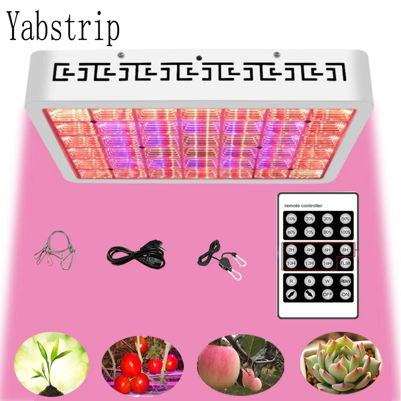 

1000W LED Grow Light With Timing Controller Full Spectrum Plants Growth Lamp Adjustment Mode For Indoor Flower Seedling Tent
