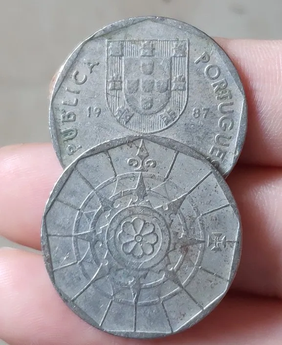 

26.5mm Portugal ,100% Real Genuine Comemorative Coin,Original Collection