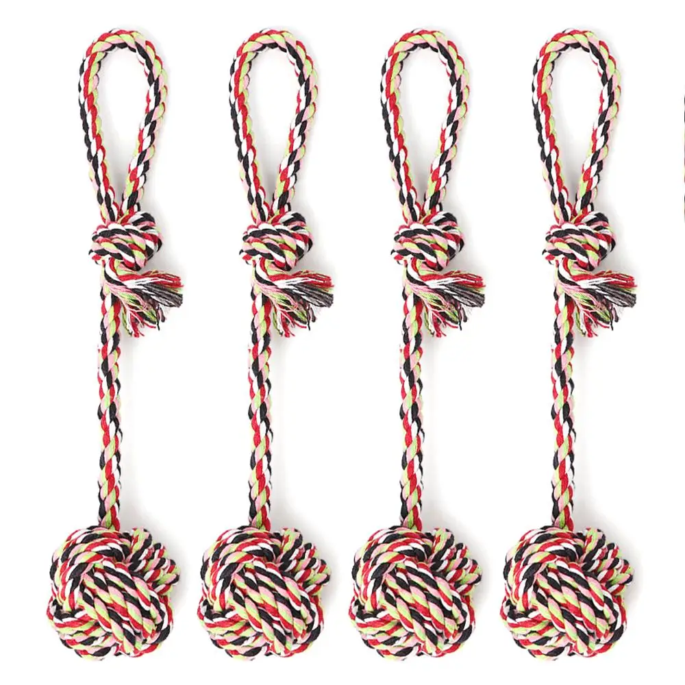 Cotton Rope Ball Dog Toy Pet Products Outdoor Interactive Chew Toy Ball