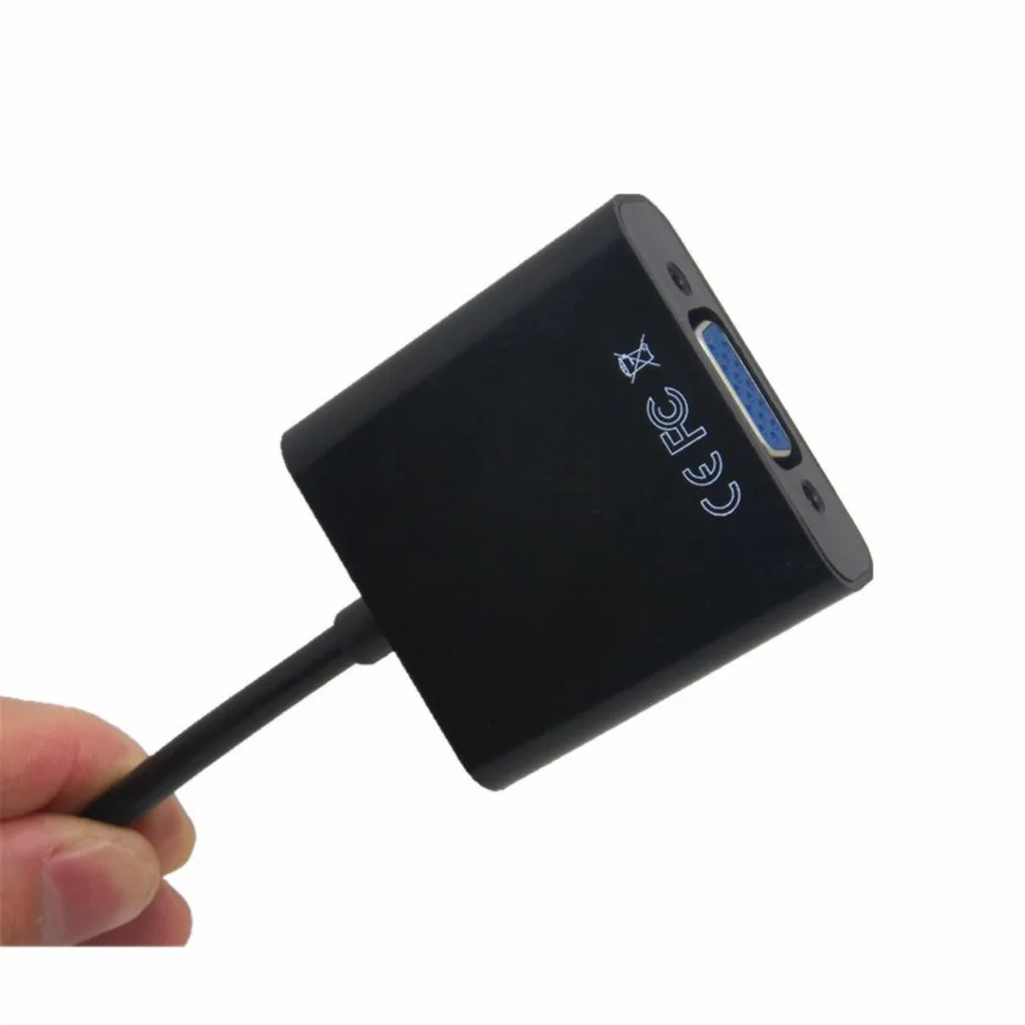 HDMI в VGA адаптер цифро-аналоговый видео аудио конвертер кабель 1080p для Xbox 360 PS3 PS4 ПК ноутбук ТВ коробка проектор