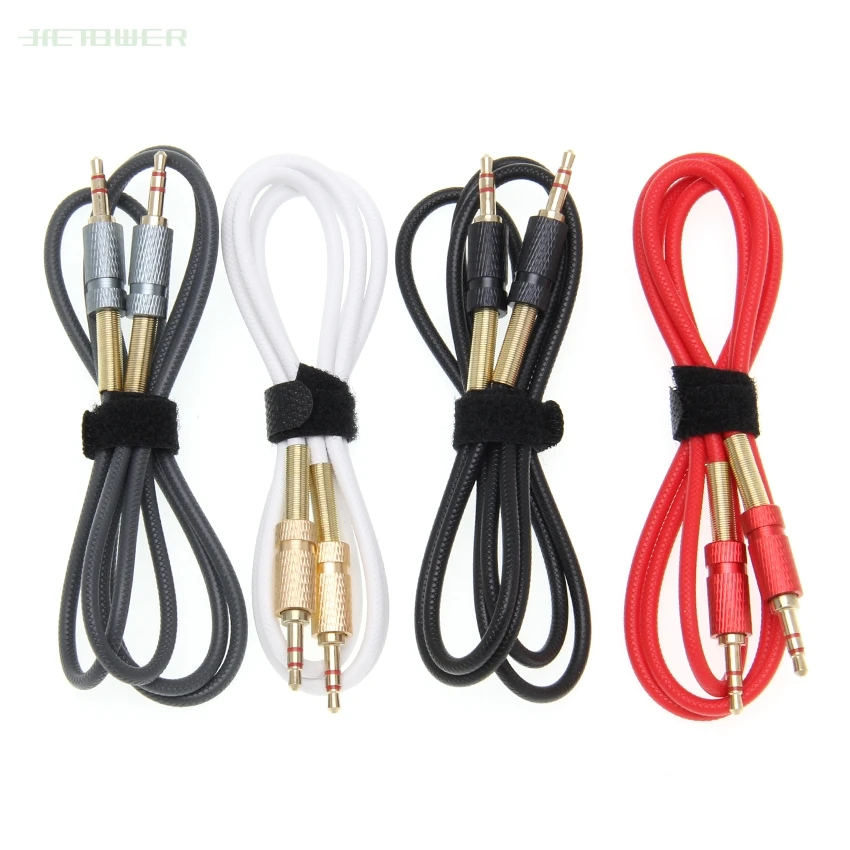 High quality Jack 3 5mm TPE AUX Audio Cable 3 5MM Male to Male Cable For Phone Car Speaker MP4 Headphone 1M 300pcs lot