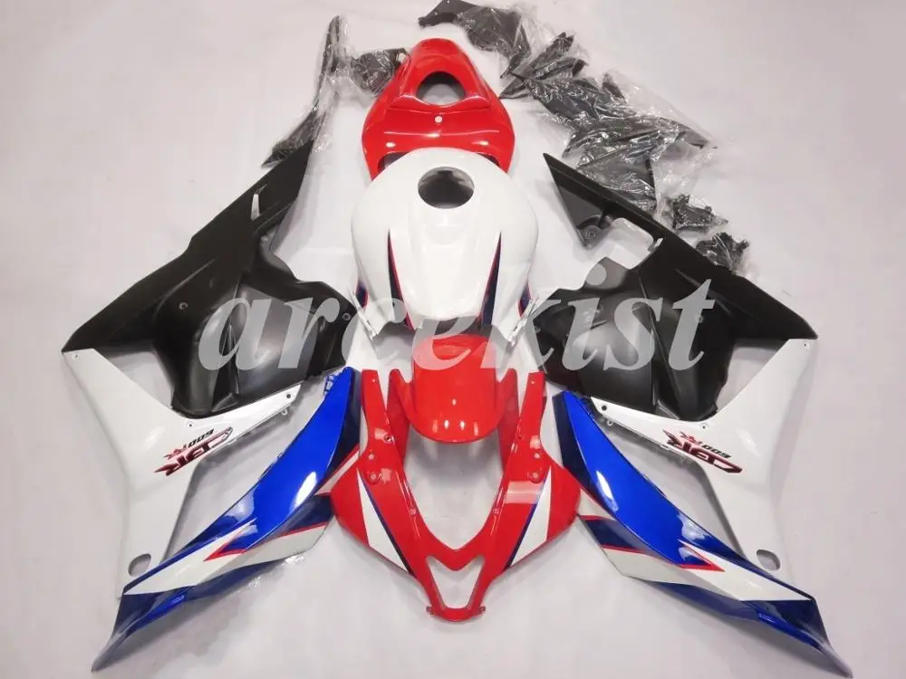 Литьевая Форма ABS мотоцикл обтекатель комплект подходит для CBR600RR F5 2009 2010 2011 2012 Кузов Набор на заказ белый красный черный