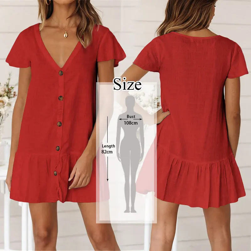 Q744-Wine Red Туника накидка белая хлопковая Туника пляжное мини-платье Летняя женская пляжная одежда сексуальный купальник с v-образным вырезом и пуговицами спереди накидка Q744 - Цвет: Q744-Wine Red