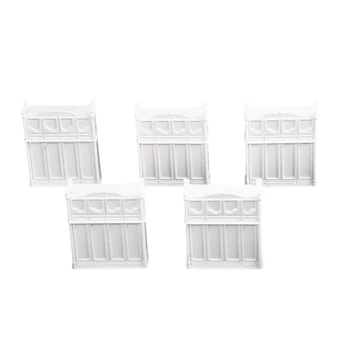 

1:30 White Wardrobe Closet Princess Dollhouse Clothes Accessories Micro-Landscape Bedroom Furniture