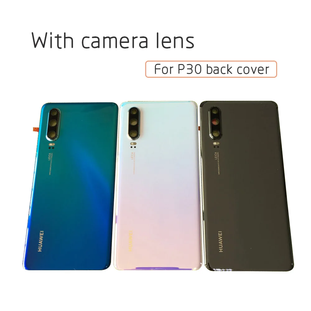 AAA Качество задняя батарея стеклянная крышка Замена для huawei P30 Pro P30pro задняя крышка корпуса шасси задняя крышка+ наклейка