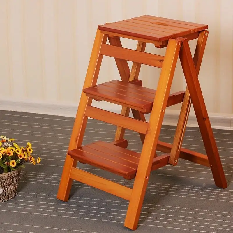 Pied Escalera Para Ladder tabrete De Cocina Escabeau Marches Scaletta Legno Chair Escaleta Stepladder Merdiven Степ табурет - Цвет: Number 13