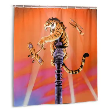 

Roger Dean Shower Curtain with Hooks bathroom Waterproof Polyester Fabric