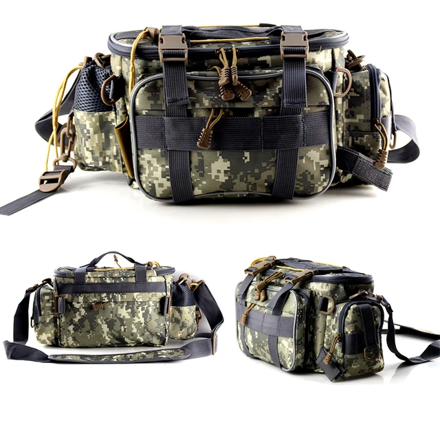 Outdoor Multifunction Fishing Bag Large Shoulder Bag Capacity Fishing  Tackle Lure Bag Canvas Waist Bag - AliExpress