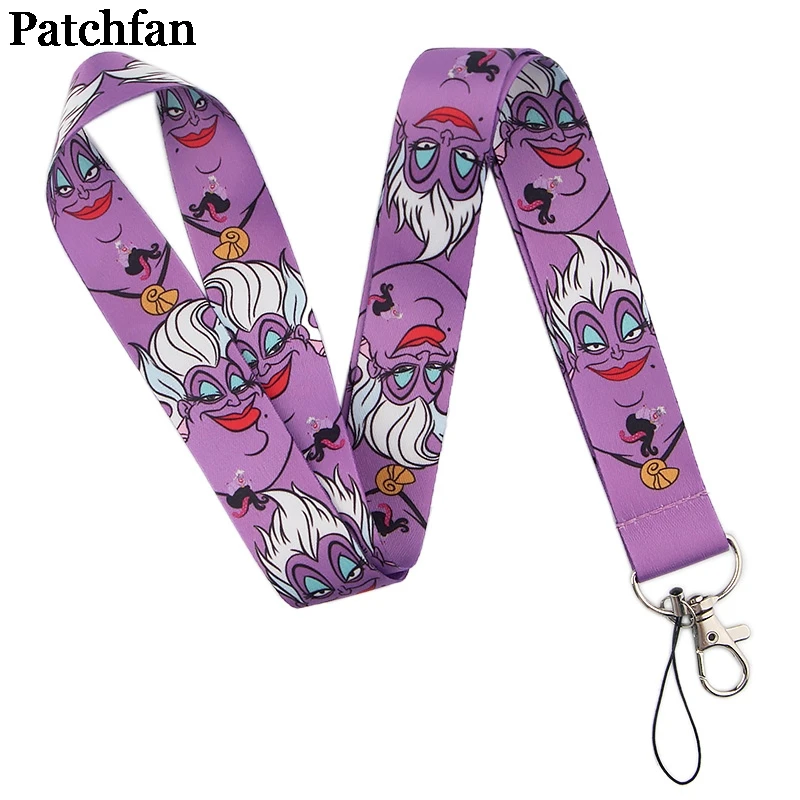 Patchfan Ursula Lanyards шейный ремешок ткань id бейдж держатели для телефонов ожерелье аксессуар для ключей держатели бейджей тесьма A2361