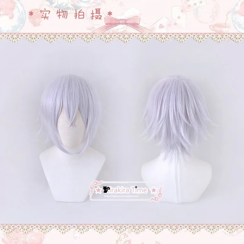 Черный Батлер Yume 100 Змеиный человек Kuroshitsuji аниме серебряные белые короткие