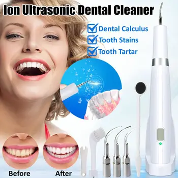 

Electric Dental Calculus Plaque Smoke Stains Remover High Frequency Vibration Tartar Removal Cleaning Tool Teeth Whitening