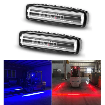 

DERI forklift Led Point Light 18 W Red Blue Zone Danger Area warning light Warehouse Fork Truck System safty led work lights
