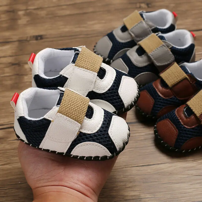 Новая Emmababy модная детская обувь на мягкой подошве для новорожденных от 0 до 18 месяцев Нескользящие мягкие кроссовки для маленьких мальчиков и девочек