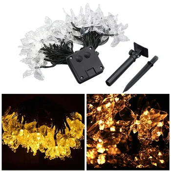 

4.5m 20 LED Butterfly Solar String Lights Outdoor Waterproof Fairy Light String for Christmas Home Wedding Party Bedroom Birthda