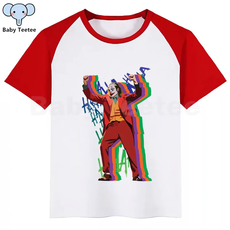 Joker Joaquin Phoenix New Kids Girls Boys Summer Casual Tshirt Printed Children Clothes Tops Cute Kids Baby Short Sleeve T-shirt
