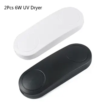

2Pcs 6W Portable Mini Mouse UV Dryer LED UV Resin Curing Lamp Nail Art UV Dryer USB Charge Jewerly Making Tools