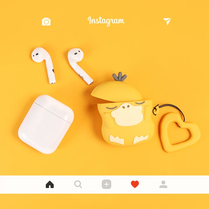 Чехол-карабин для AirPods Pro с кольцом-монстрами Charmander Bulbasaur Eevee Squirtle Togepi Snorlax Psyduck
