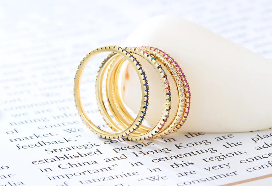 ORSA JEWELS роскошное женское свадебное кольцо, модное 925 Серебряное ювелирное изделие, кольцо для помолвки с фианитом для женщин, SR63-R