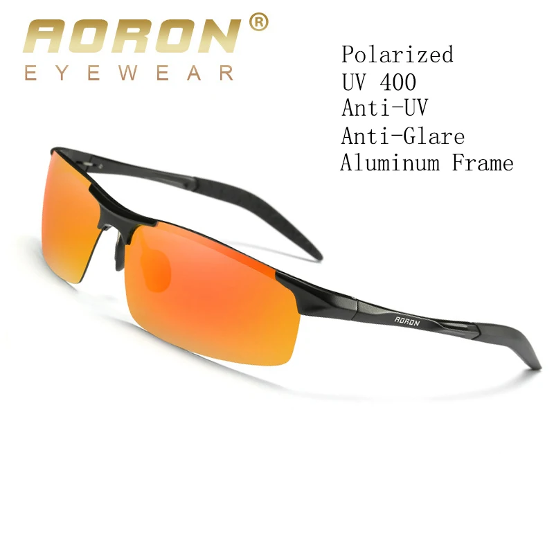 AORON Mens Sunglasses Polarized Driving Sports Aluminum Frame Sun
