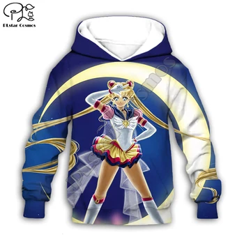 

Child Kid baby girl clothing anime Sailor Moon 3D Hoodie cartoon printer daughter Sweatshirt/jacket/tshirt toddler pullover pant