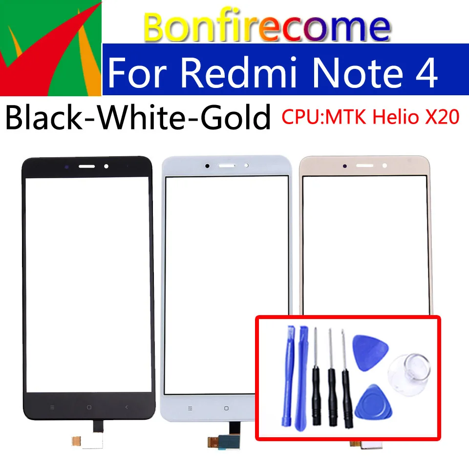 5 &quotNote4 для Xiaomi Redmi note 4 Сенсорная панель Сенсорный ЖК дисплей стеклянная линза