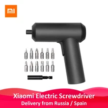 Xiaomi Mijia электрическая отвертка с 12 шт. S2 винтами 3,6 V 2000mah Беспроводная перезаряжаемая электрическая отвертка
