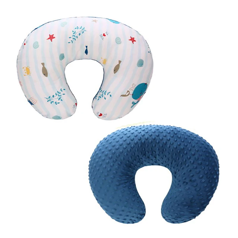 Детские подушки для кормления новорожденных, u-образная подушка для грудного вскармливания, хлопковая Подушка для кормления, забота о ребенке - Цвет: striped whale