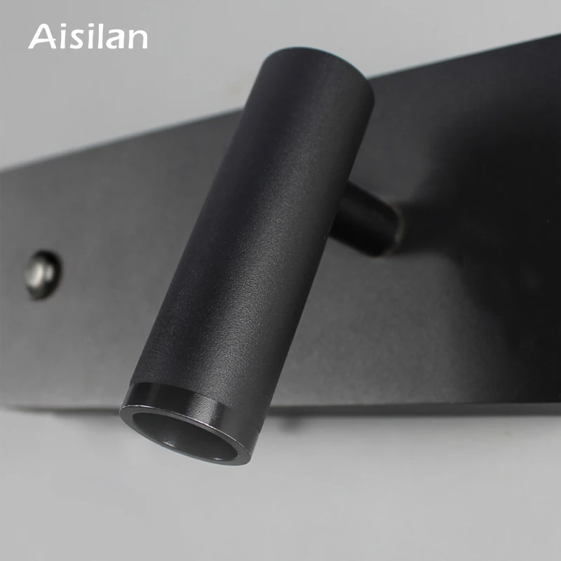Aisilan LED Wall Lamp with Touch Dimmable Switch 6W CRI 97 Adjustable Angle and 3-CCT Wall Sconce for Bedroom Living room 6