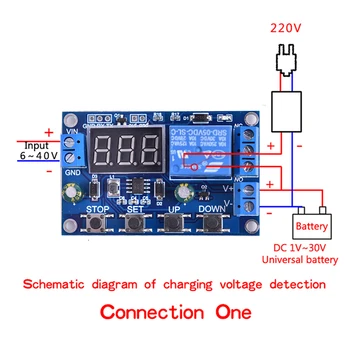 

Battery Charger Module Discharger Board Undervoltage Overvoltage Protection Board Precision Auto Off Module Discharger