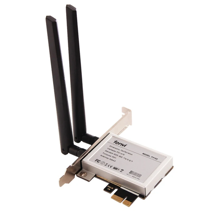 Настольный беспроводной конвертер PCI E 1X с сетевой картой 2400 Мбит/с для Intel AX200
