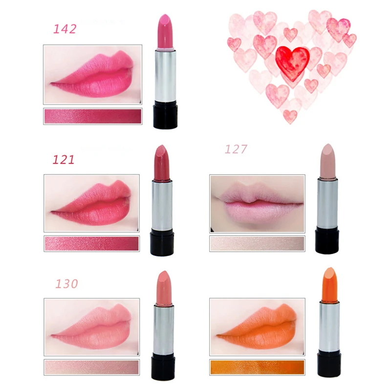 13 Colors Moisturizer Lipstick Waterproof Long Lasting Smooth Moisturizing Glitter Lipsticks Sexy Red Nude Lip Stick Makeup