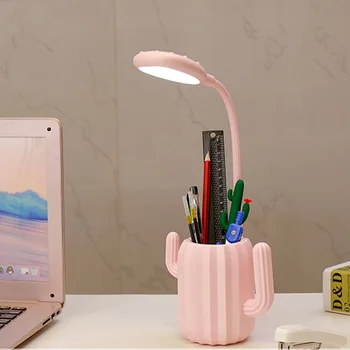

Cactus Flexible Led USB Charging Reading Light Eye Protection Multipurpose Table Lamp Adjustable Touch Control