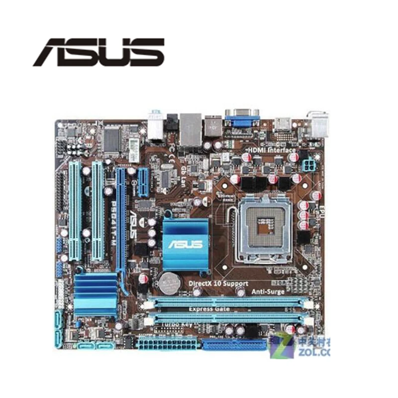 

For Asus P5G41T-M Desktop Motherboard G41 Socket LGA 775 Q8200 Q8300 DDR3 Original Used Mainboard On Sale