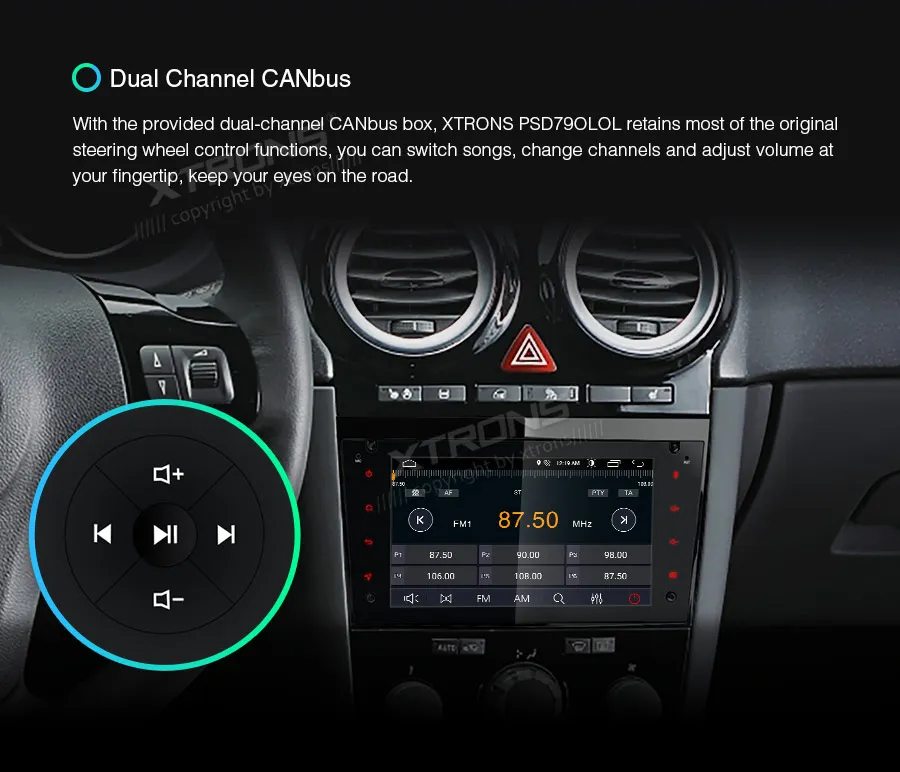 XTRONS " ips Android 9,0 DSP Автомобильный мультимедийный стерео радио плеер для OPEL VAUXHALL Astra Antara Corsa Vivaro Meriva gps без DVD