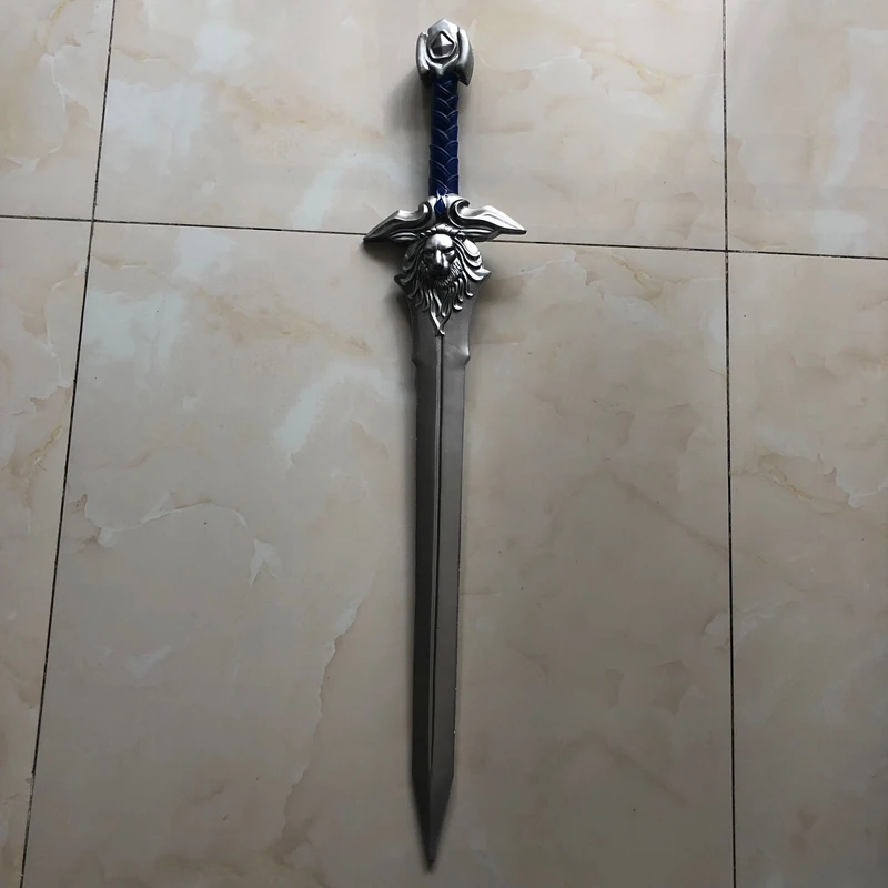 Полиуретановый материал 103 см Длина Stormwind King Llane Wrynn US меч Лев бутафорский меч Косплей Костюм