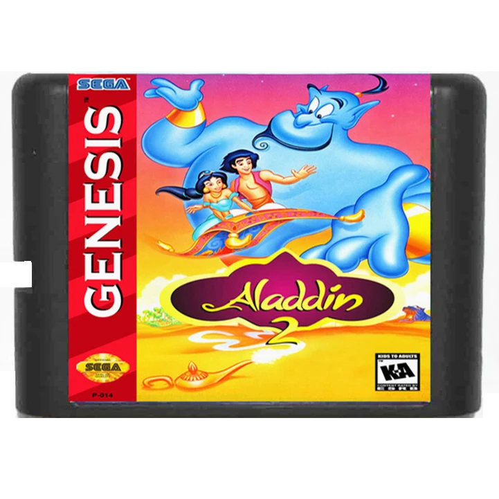 

Aladdin 2 16 Bit Game Card For Sega Mega Drive & Sega Genesis