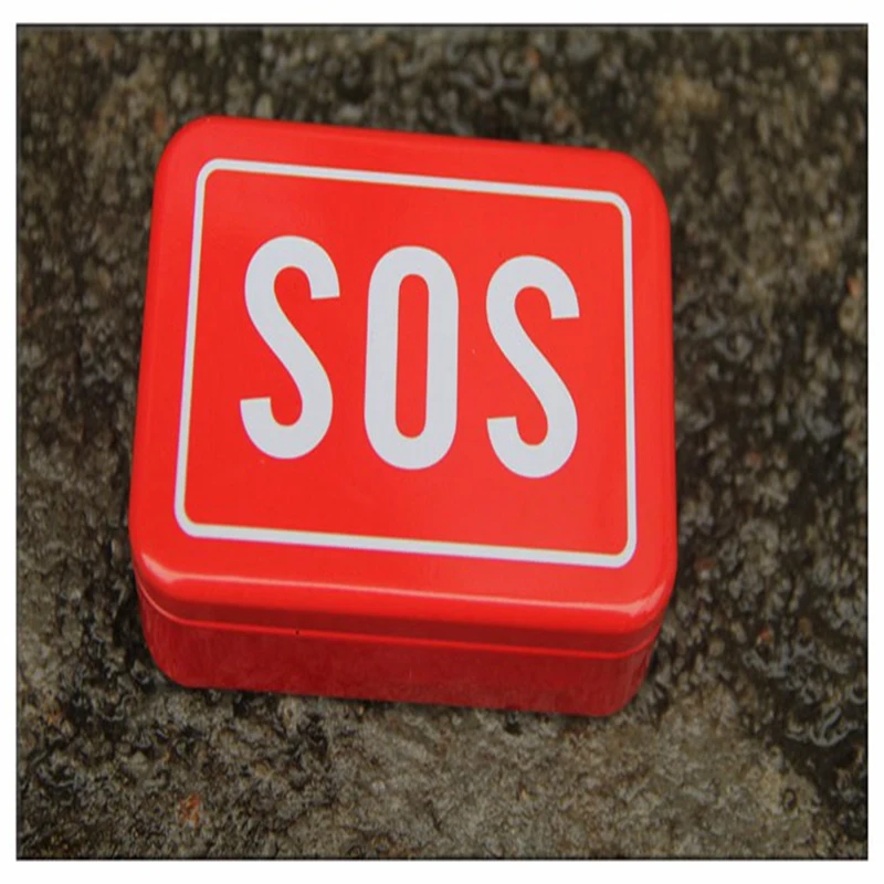 Открытый Sos ящик для хранения инструментов Кемпинг Туризм аварийный набор инструментов для выживания многофункциональный дикой природы Sos ящик для инструментов 1 шт.(только коробка