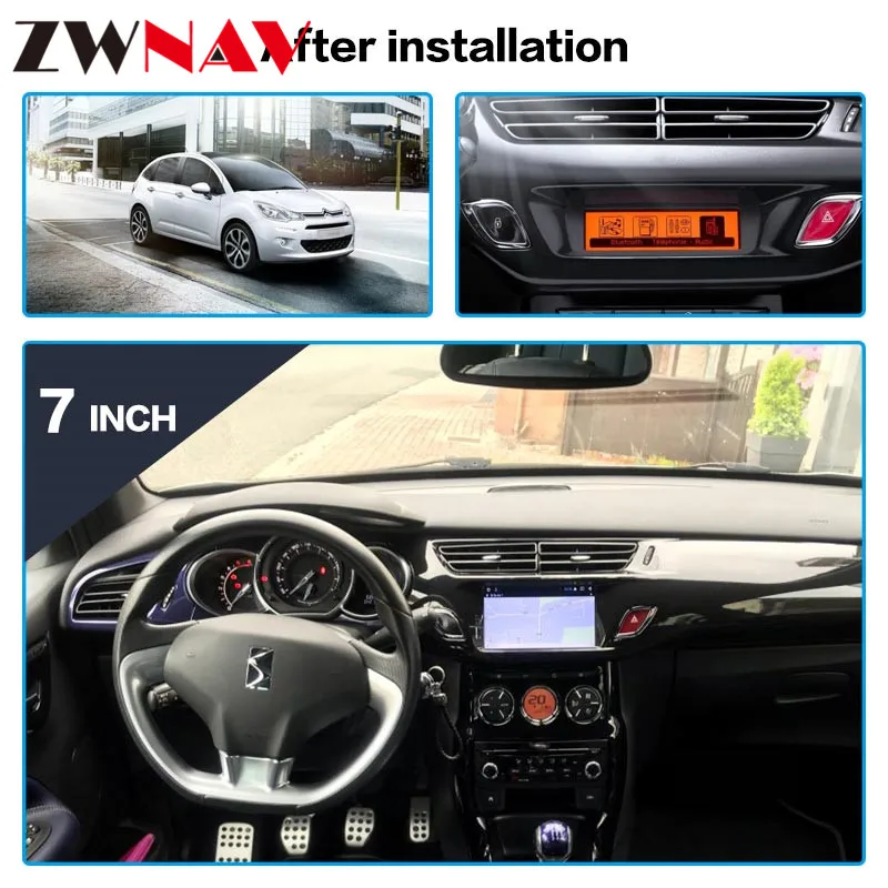 Ips Android 9,0 Автомобильный DVD стерео Мультимедийный Плеер для Citroen C3 DS3 2010 2013 авто радио аудио gps ГЛОНАСС навигация
