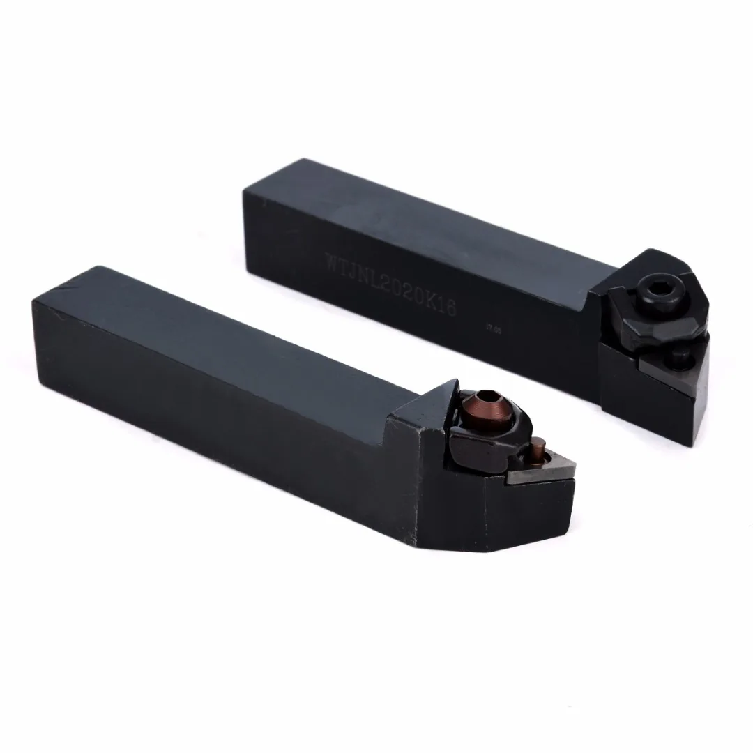10pcs TNMG160408-HS LF6018 Carbide Inserts+ 2pcs Metal Boring Bar Turning Tool Holder WTJNR2020K16/WTJNL2020K16+ Wrenches