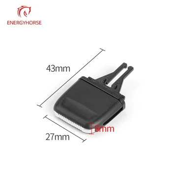 Interni auto anteriore condizionatore d'aria AC Vent Grille Outlet Tab Clip Slider per Porsche Boxster Cayman 2013-2020 Carrera 2008-2018