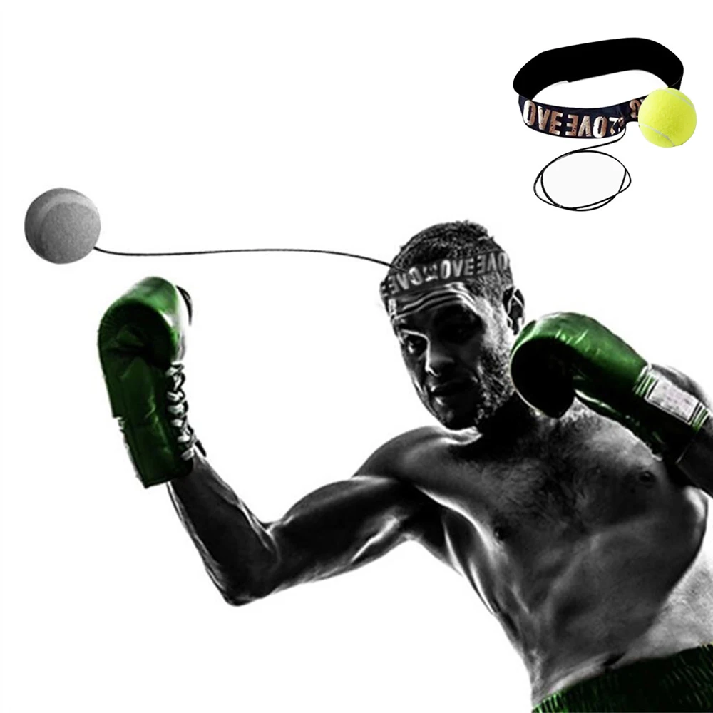 Boxing Reflex Speed Punch Ball MMA Sanda Raising Reaction Hand Eye Training Gym Muay Thai Fitness Exercise Boxe Accessories