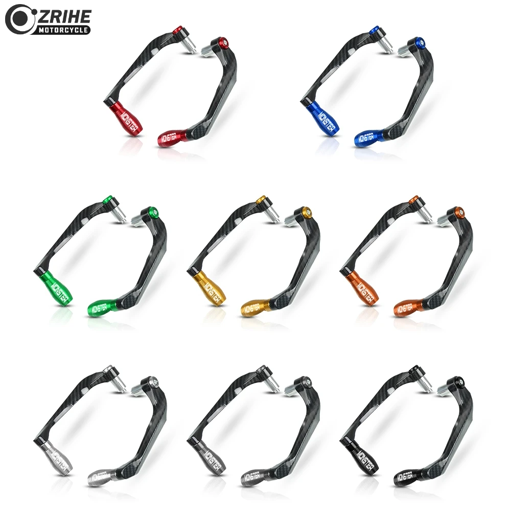 High Quality 7/8" 22mm Aluminum Motorcycle Handlebar System Brake Clutch Lever Protector Hand Guard FOR DUCATI Monster 1200 R