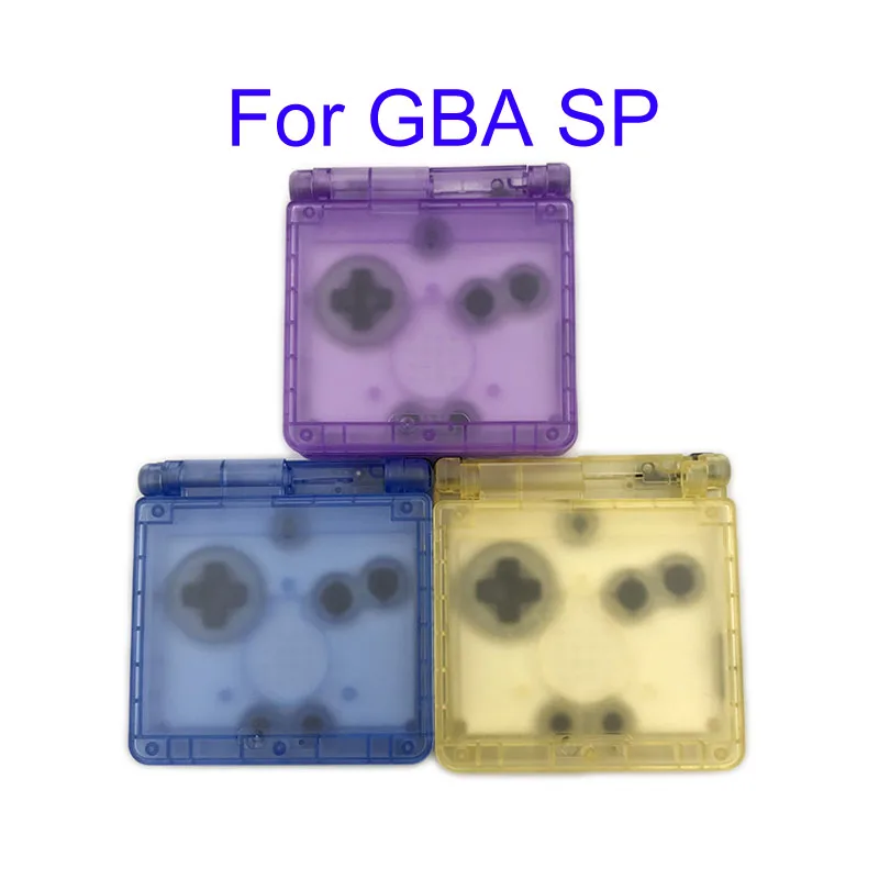 

Replacement Transparent Clear Housing Shell Faceplate Case Cover Repair Parts for Nintendo Gameboy Advance SP GBA SP Console