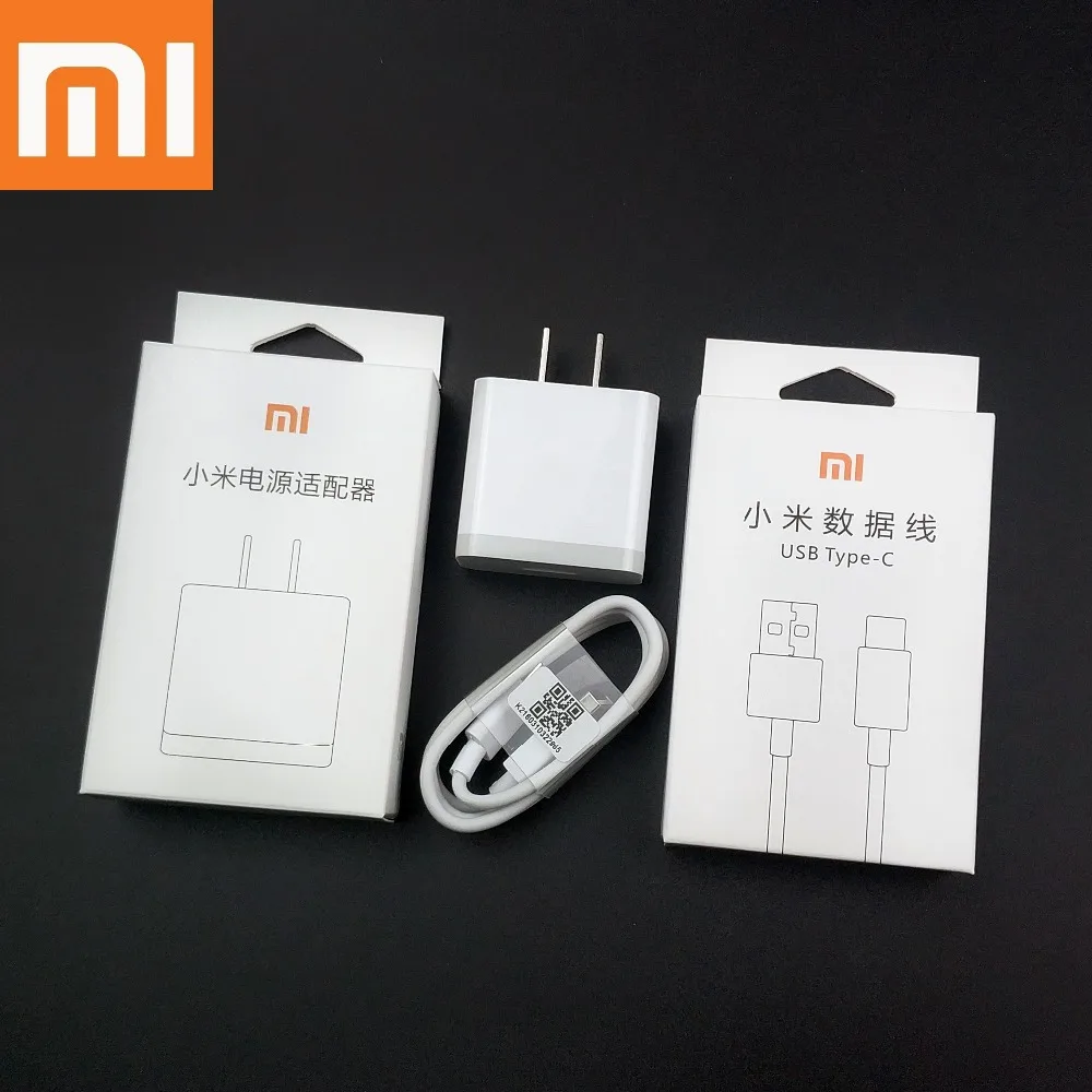 xiaomi mi 6 fast charger and usb type-c cable