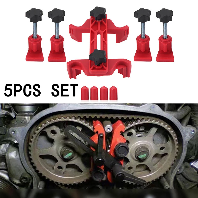 

Equipment Cam Lock Tools Accessory Universal Double Holder Timing Pulley Fixing Red Useful